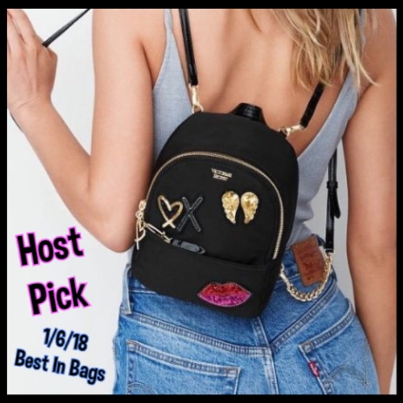 Victoria's Secret Handbags - 🌺SALE🌺VS Runway Patch Mini Backpack